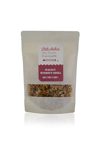 Dikshika Dry Fruits Clean and Natural Akhrot 950 gm | Rich in Protein, Iron & Antioxidants | Walnuts without Shell | Natural California Walnut Kernels | Fresh Akhrot Giri