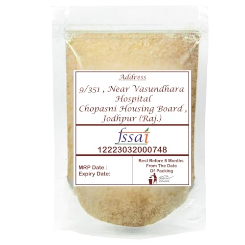 Dikshika Dry Fruits Natural Raw Sugar 1 kg | Unrefined & Unprocessed Raw Sugar | Khandsari, Desi Sugar