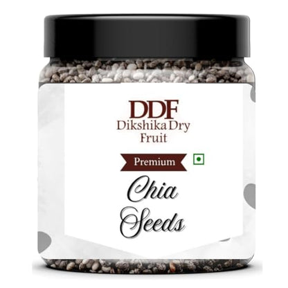 Dikshika Dry Fruits Chia Seeds 1 kg - Healthy Raw Seeds | Clean Chia Seeds for Eating | Healthy Snacks | Calcium and Protein Rich Seeds