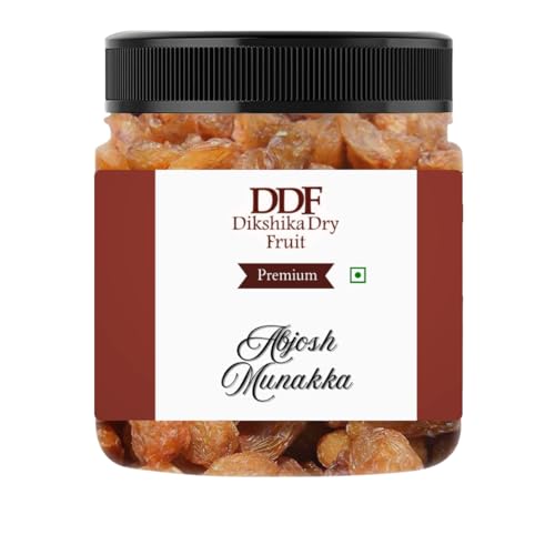 Dikshika Dry Fruits Premium Raisin Munakka (Abjosh) - 500G |Pathogen Free | Antioxidant |Dried Grapes |Diet Food |Made Naturally|