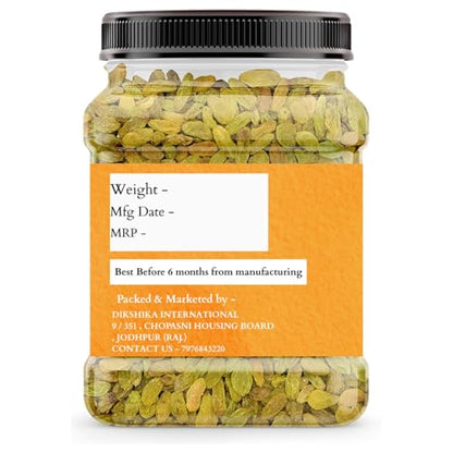 Dikshika Dry Fruits Premium Raisins - 500g | Kishmish | Kismis | Dry Fruits and Nuts | Nutritious | Seedless Kishmish | Green Raisins Kismis | Healthy Nutritious & Delicious