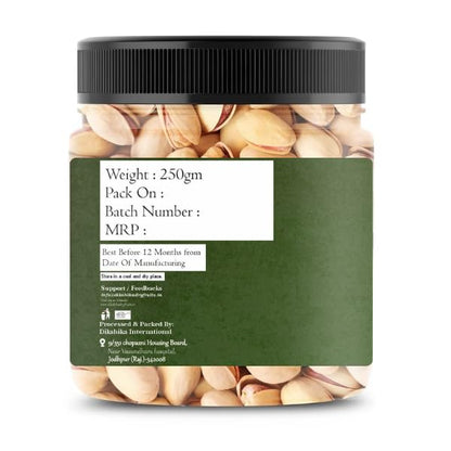 Dikshika Dry Fruits Pistachios | Pista Dry Fruit | Tasty & Healthy | Rich in Protein & Dietary Fiber | Salted Pista With Shell (500 G)