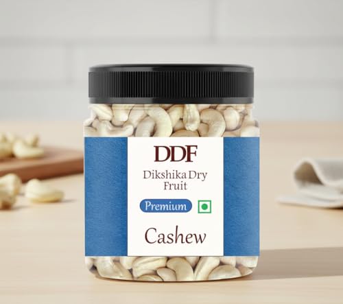 Premium Whole Cashews 500 gm| Grade W240 Kaju | Natural & Crunchy Big Size Cashew | Rich In Protein, Magnesium & Phosphorus | Plain Whole Cashew Nuts