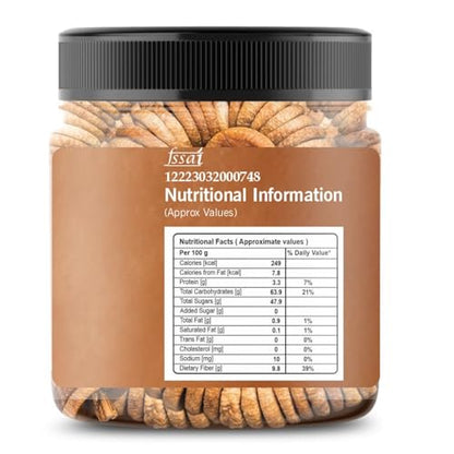 Dikshika Dry Fruits Premium Dried Afghani Anjeer 250 gm | Rich Source of Vitamins, Fiber & Iron | Dry Figs/Big Size Anjeer Dry Fruit | Low in calories & Fat Free | Healthy Snack