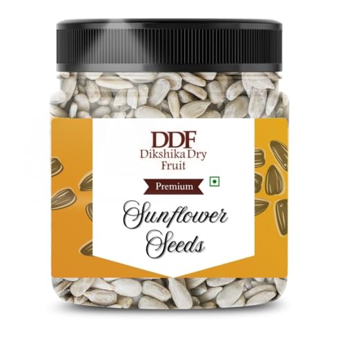 Dikshika Dry Fruits Raw sunflower seeds 250 gm - Raw Sunflower Seeds for Eating | Diet Food | Healthy Snack | suryaful seeds | Weight management | Source of Antioxidants | Fibre rich superfood