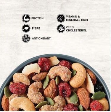 Dikshika Dry Fruits Mixed Dry Fruits | Nutritious Snack with Almonds, Cashews, Raisins More | Source of Protein, Magnesium & Phosphorus | Healthy Dry Fruit Snack | Fit for Fasting (1 kg, Mixed Dry Fruits)