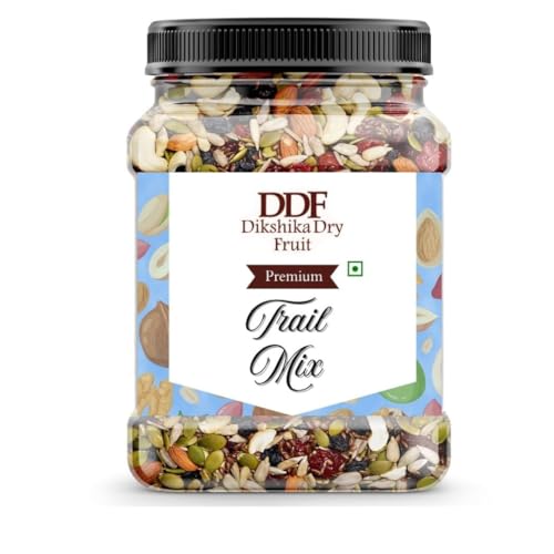 Dikshika Dry Fruits Premium Trail Mix | Healthy Mixed Nuts with Dry Fruits/Health Dry Fruits Mix | Almonds, Cashews, Raisins, Cranberry, Pumpkin, Watermelon Seeds Many More | Special Trail Mix (1Kg)