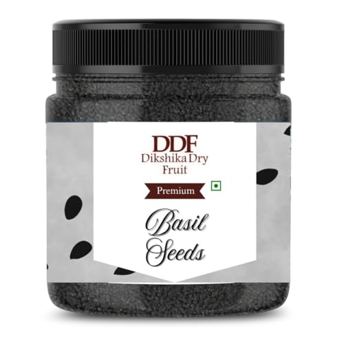 Dikshika Dry Fruits Basil Seeds - 250g | Sabja Beej | Tukmaria Seeds | Seeds for Eating | Weight Management