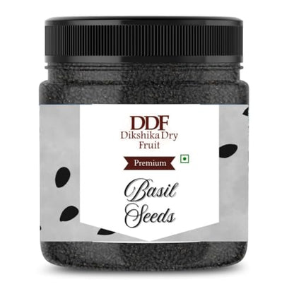 Dikshika Dry Fruits Basil Seeds - 250g | Sabja Beej | Tukmaria Seeds | Seeds for Eating | Weight Management