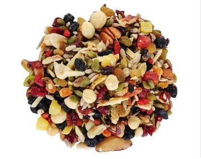 Dikshika Dry Fruits Premium Trail Mix | Healthy Mixed Nuts with Dry Fruits/Health Dry Fruits Mix | Almonds, Cashews, Raisins, Cranberry, Pumpkin, Watermelon Seeds Many More | Special Trail Mix (1Kg)