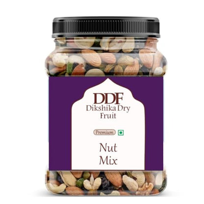 Dikshika Dry Fruits Mixed Dry Fruits | Nutritious Snack with Almonds, Cashews, Raisins More | Source of Protein, Magnesium & Phosphorus | Healthy Dry Fruit Snack | Fit for Fasting (1 kg, Mixed Dry Fruits)
