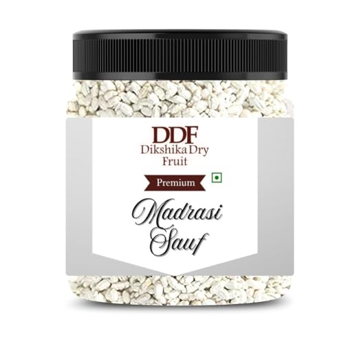 Dikshika Dry Fruits White Mukhwas 300 gm | Peppermint Coated Saunf Mouth Freshner | Madrasi Saunf Helps In Digestion After Meal