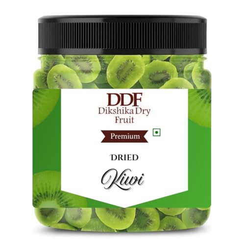 Dikshika Dry Fruits Dried Kiwi Slices 500 gm | Candied Dry Fruit Naturally Sweet and Dehydrated Kiwi | High Fibre, Energy Booster |Delicious Dried Kiwi For Eating