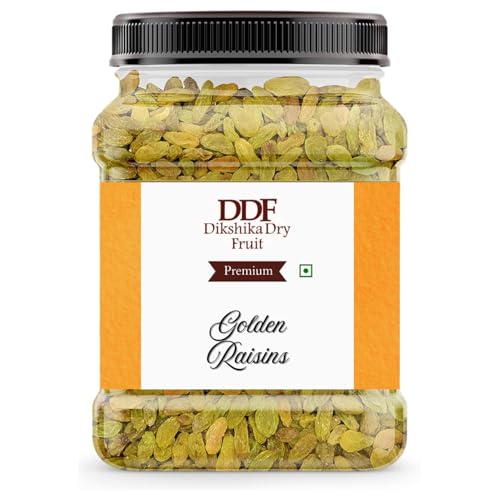 Dikshika Dry Fruits Premium Raisins - 500g | Kishmish | Kismis | Dry Fruits and Nuts | Nutritious | Seedless Kishmish | Green Raisins Kismis | Healthy Nutritious & Delicious