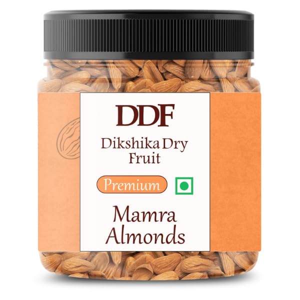 Dikshika Dry Fruits Premium Mamra Almonds 250 gm | A + Grade Special Mamra Badam Giri | Rich In Oil, Source of Vitamins, Magnesium & Protien | Whole Natural Mamra Badam